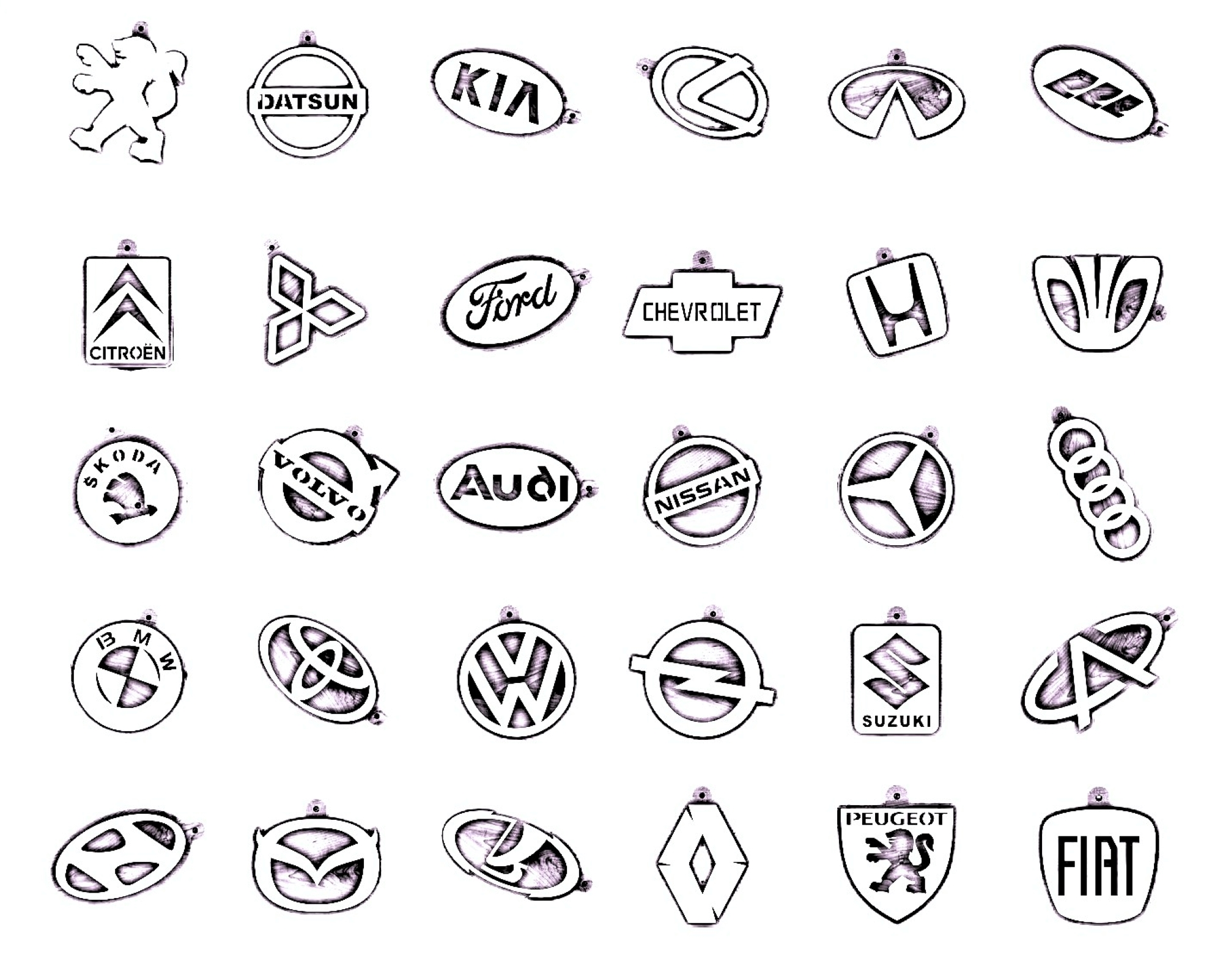 marques autos partenaires de mega auto